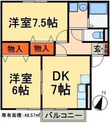 グリーンパーク豊四季の物件間取画像